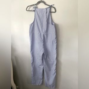New cotton striped overalls